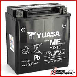 YUASA BATTERY KAWASAKI ZR 1100 ZEPHYR 1992-1996