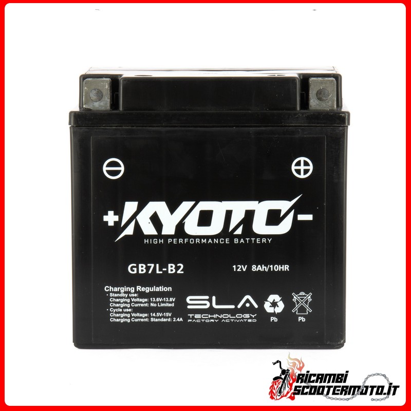 KYOTO BATTERY MBK XN 125 DOODO 2000-2005 KYOTO BATTERY MBK XN 125 DOODO 2000-2005