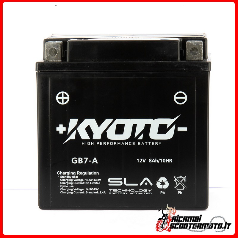 KYOTO BATTERY PEUGEOT ELYSEO 125 1998-2004 KYOTO BATTERY PEUGEOT ELYSEO 125 1998-2004