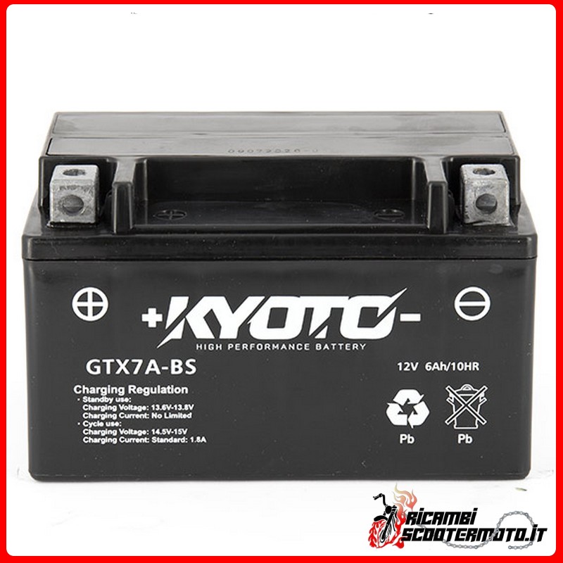 KYOTO BATTERY DAELIM NS 125 II/III 2003-2007 KYOTO BATTERY DAELIM NS 125 II/III 2003-2007