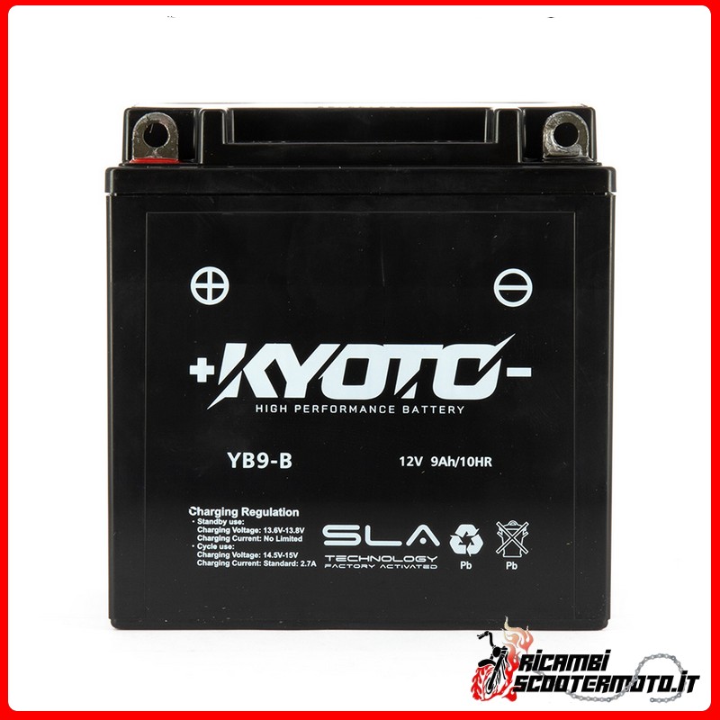 KYOTO BATTERY APRILIA AF1 125 REPLICA 1988-1988 KYOTO BATTERY APRILIA AF1 125 REPLICA 1988-1988