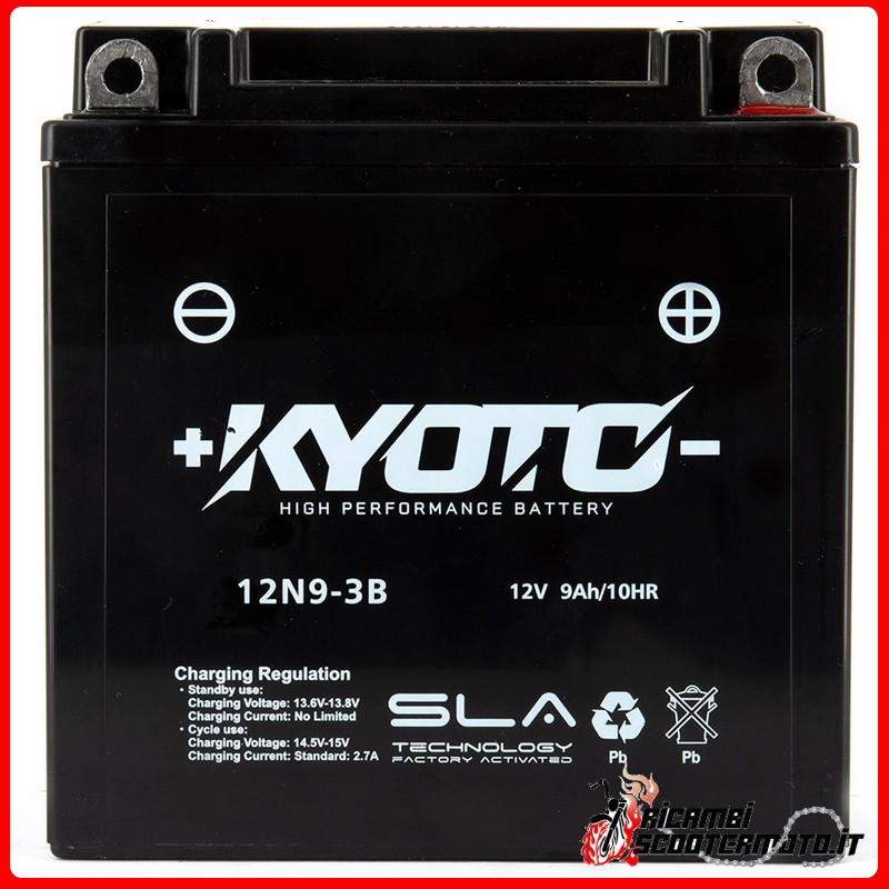 KYOTO BATTERY HYOSUNG GA 125 CRUISE I 1995-1998