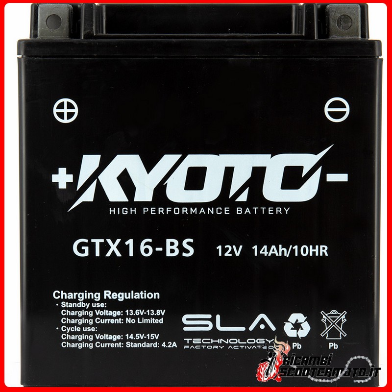KYOTO-BATTERIE KAWASAKI ZR 1100 ZEPHYR 1992-1996