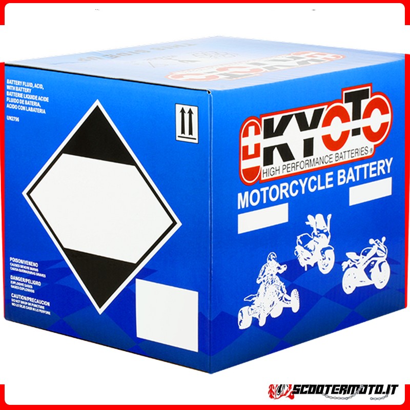 KYOTO BATTERY YAMAHA DT 50 MX 1981-1988 KYOTO BATTERY YAMAHA DT 50 MX 1981-1988