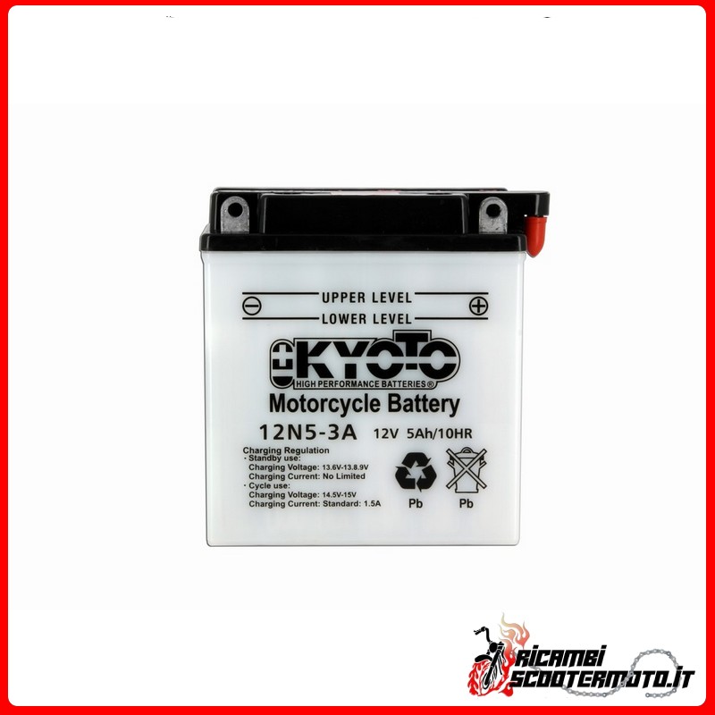 KYOTO BATTERY APRILIA TUAREG 125 RALLY 1986-1993 KYOTO BATTERY APRILIA TUAREG 125 RALLY 1986-1993