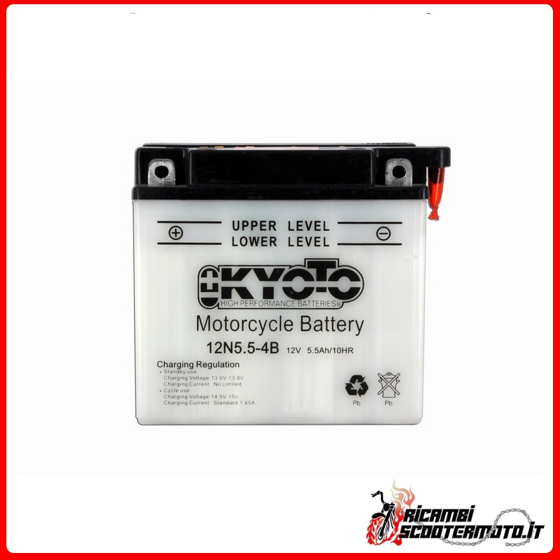 KYOTO-BATTERIE YAMAHA DT 125 RE 1989-2005