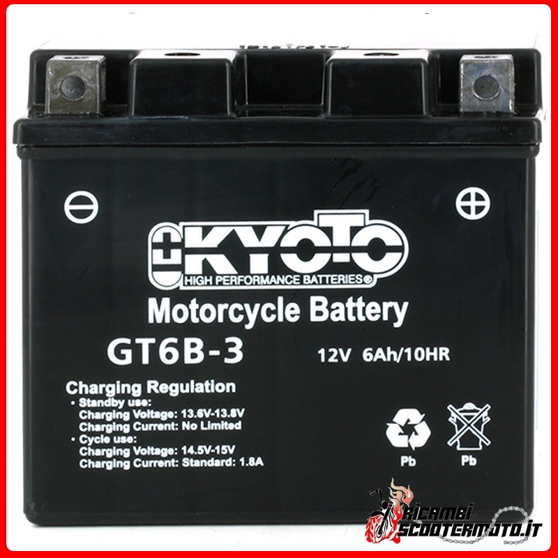 KYOTO-BATTERIE GAS GAS EC 50 ROOKIE /SM 2001-2010