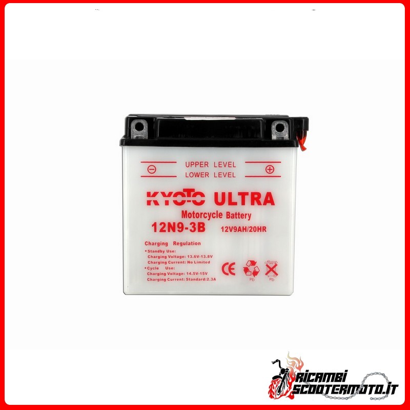 KYOTO BATTERY HYOSUNG GA 125 CRUISE I 1995-1998 KYOTO BATTERY HYOSUNG GA 125 CRUISE I 1995-1998
