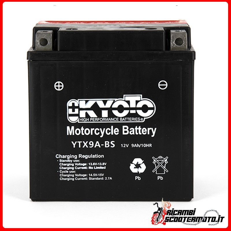 KYOTO BATTERY ITALJET JUPITER 125 2002-2003 KYOTO BATTERY ITALJET JUPITER 125 2002-2003