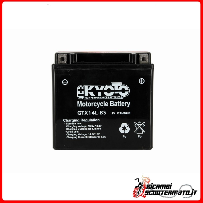 KYOTO BATTERY HARLEY-DAVIDSON XL 1200 R 2004-2008 KYOTO BATTERY HARLEY-DAVIDSON XL 1200 R 2004-2008