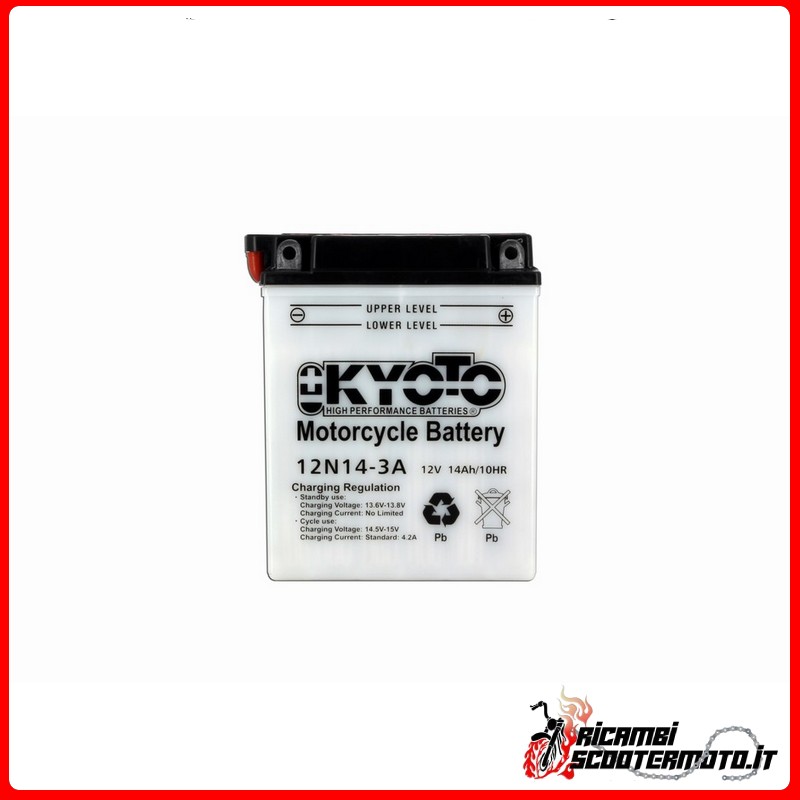 KYOTO BATTERY YAMAHA XZ 550 1982-1984