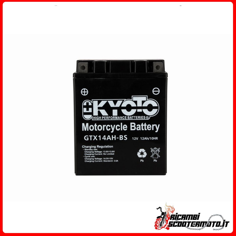 KYOTO BATTERY YAMAHA YFS 200 BLASTER 1989-2002