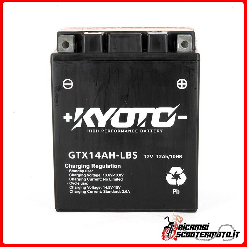 KYOTO BATTERY GILERA NEXUS 500 2006-2012 KYOTO BATTERY GILERA NEXUS 500 2006-2012
