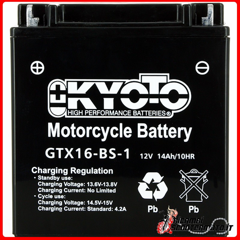 KYOTO-BATTERIE SUZUKI LT 50 QUADRUNNER 1986-2001