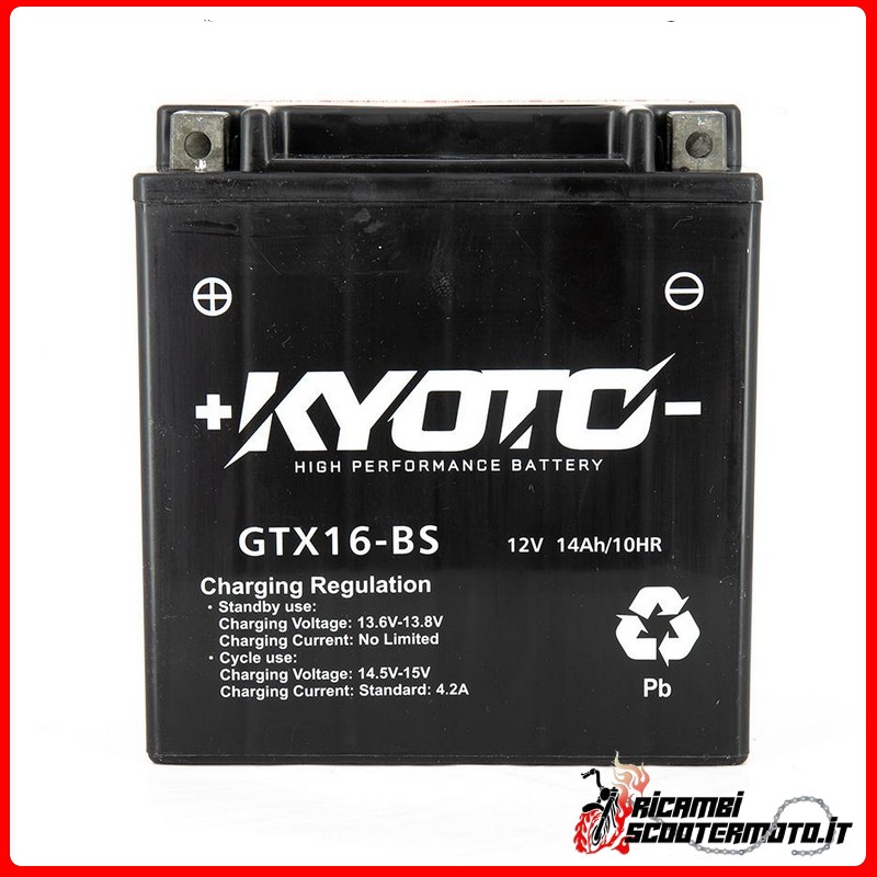 KYOTO BATTERY KAWASAKI ZR 1100 ZEPHYR 1992-1996