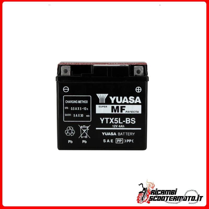 YUASA BATTERY APRILIA SCARABEO 100 2T 2000-2006