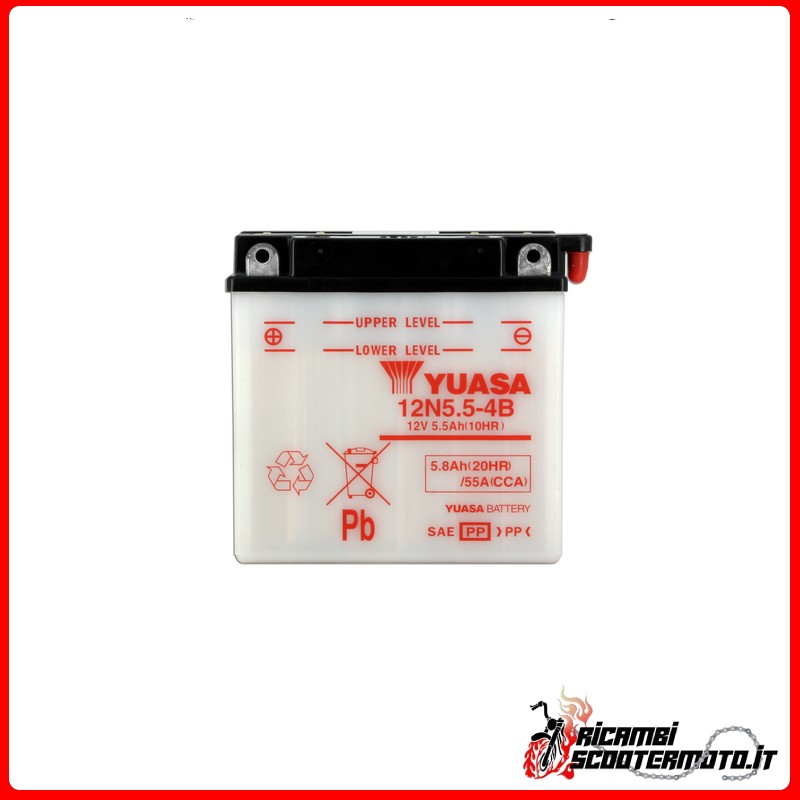 BATTERIE YUASA YAMAHA DT 125 RE 1989-2003