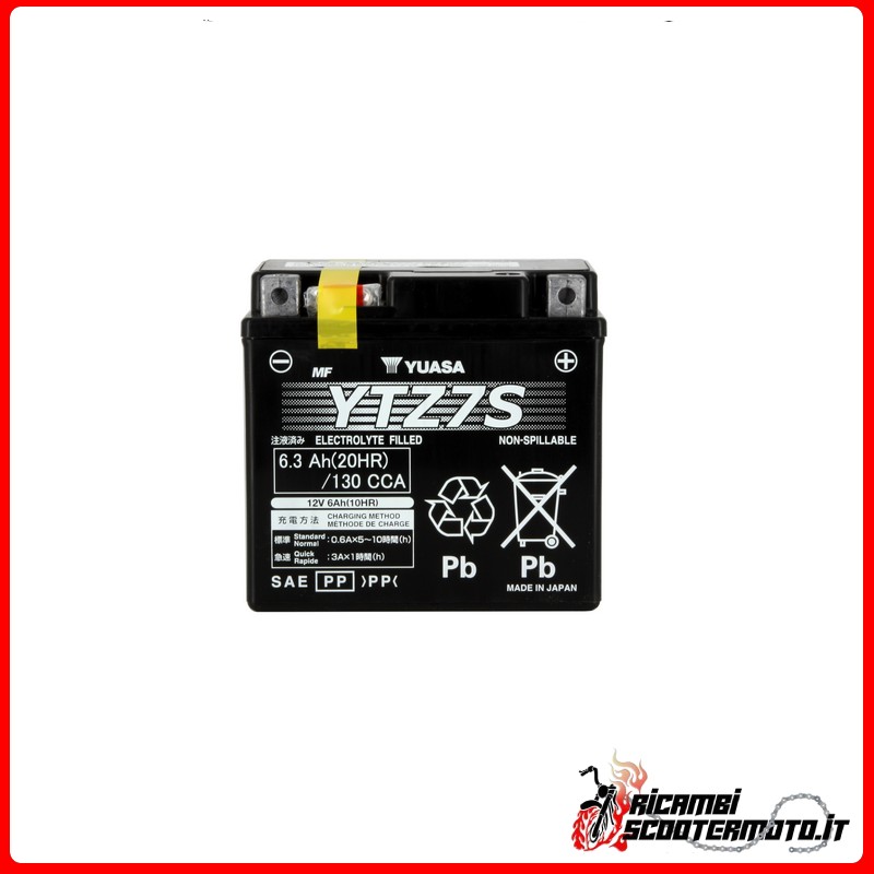 YUASA BATTERY GAS GAS EC 50 ROOKIE /SM 2001-2010