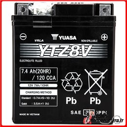 YUASA BATTERIE HONDA PCX 125 2015-2017