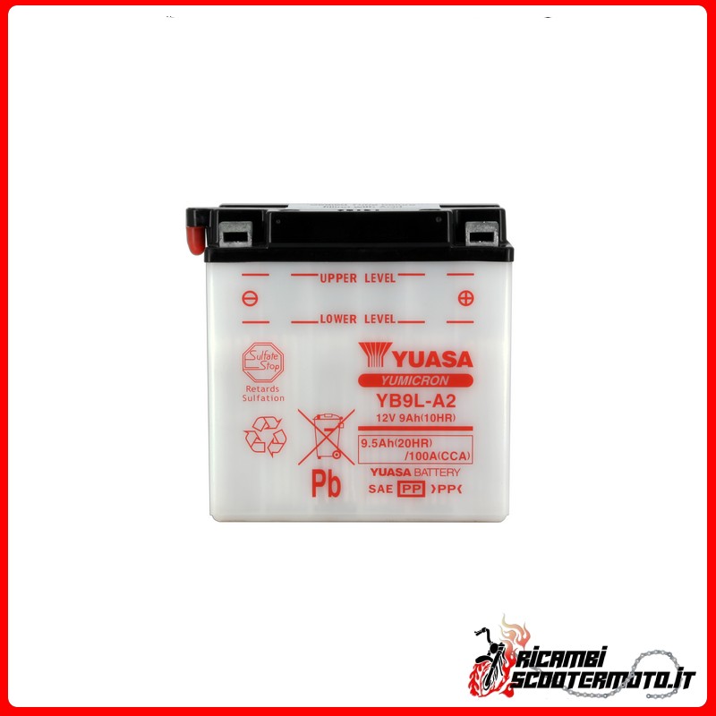 BATTERIE YUASA DERBI BOULEVARD 125 4T 2002-2007