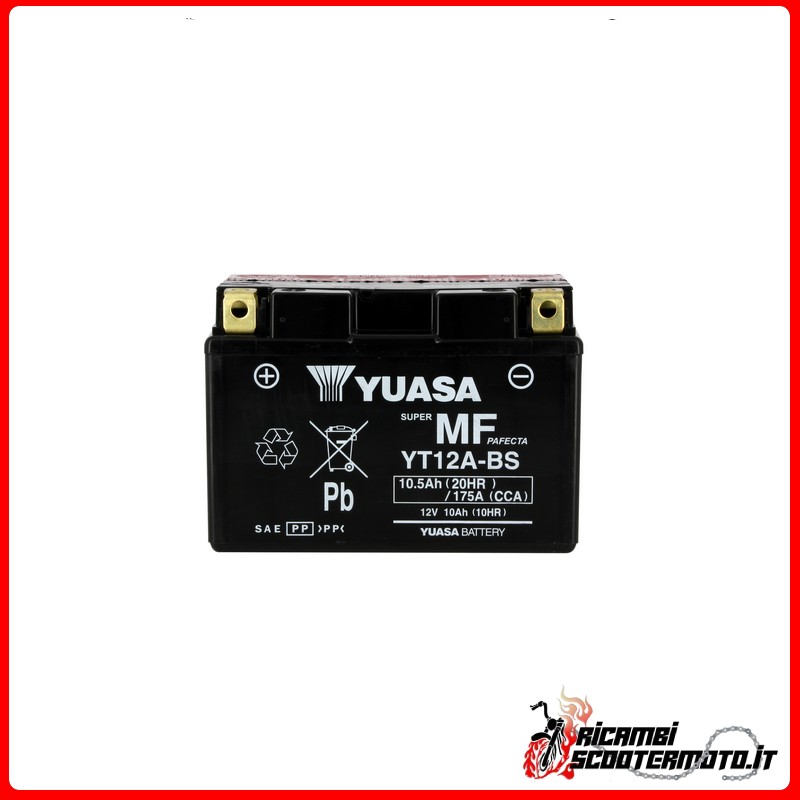 YUASA BATTERY SUZUKI AN 250 BURGMAN 2003-2006