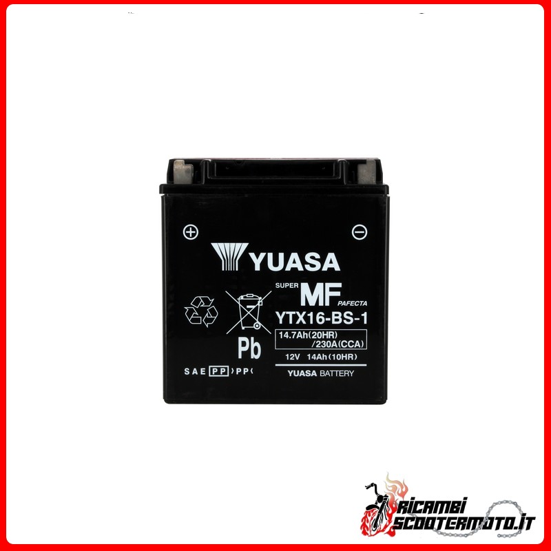 YUASA BATTERY SUZUKI LT 50 QUADRUNNER 1986-2001