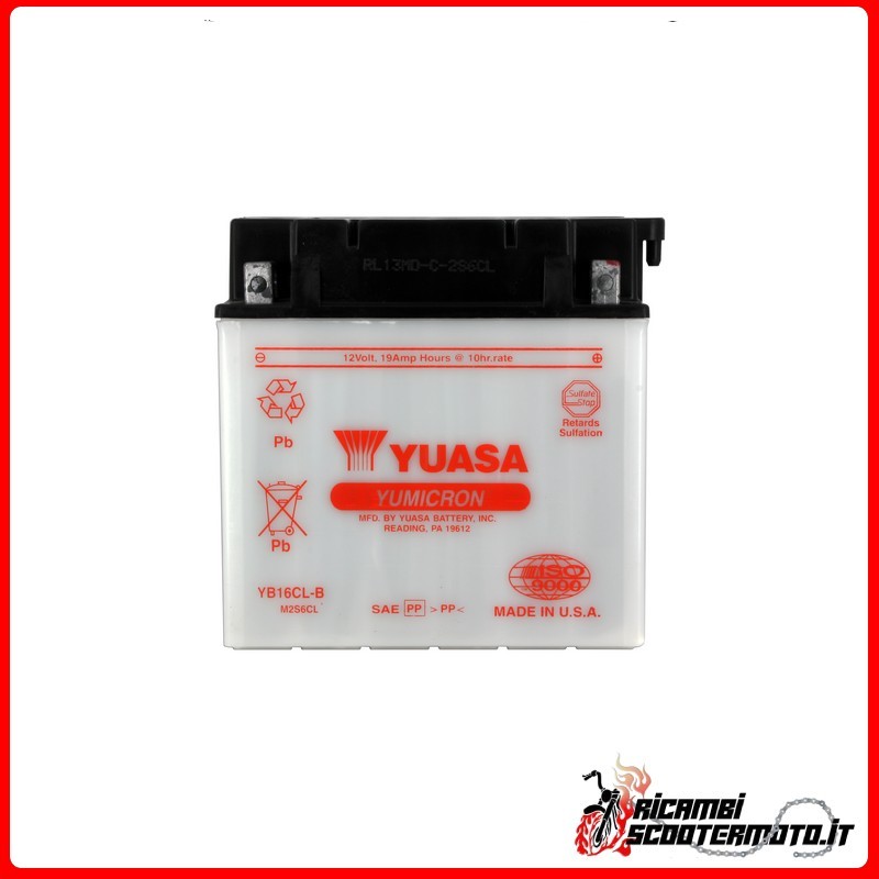 YUASA BATTERY BOMBARDIER QUEST 500 4X4 AUTO 2002-2004