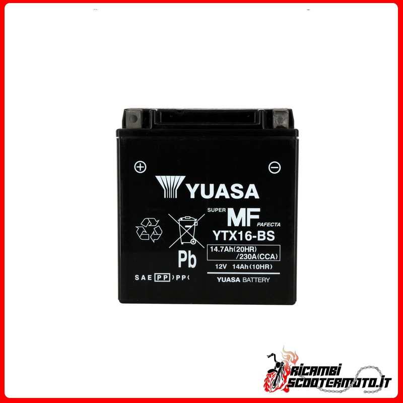 YUASA BATTERY KAWASAKI ZR 1100 ZEPHYR 1992-1996