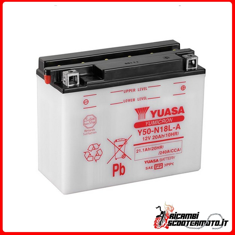 BATERÍA YUASA HARLEY-DAVIDSON FLHS 1340 ELECTRA GLIDE SPORT 1990-1993