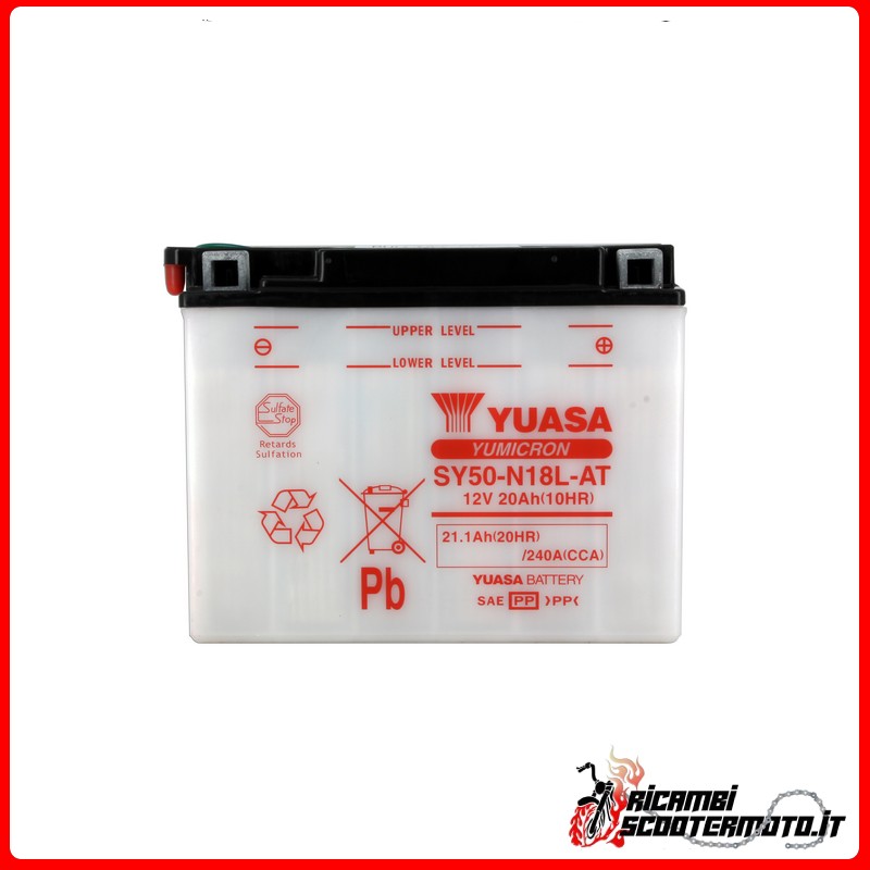 YUASA BATTERIE YAMAHA XVZ 1200 VENTURE ROYAL 1984-1985