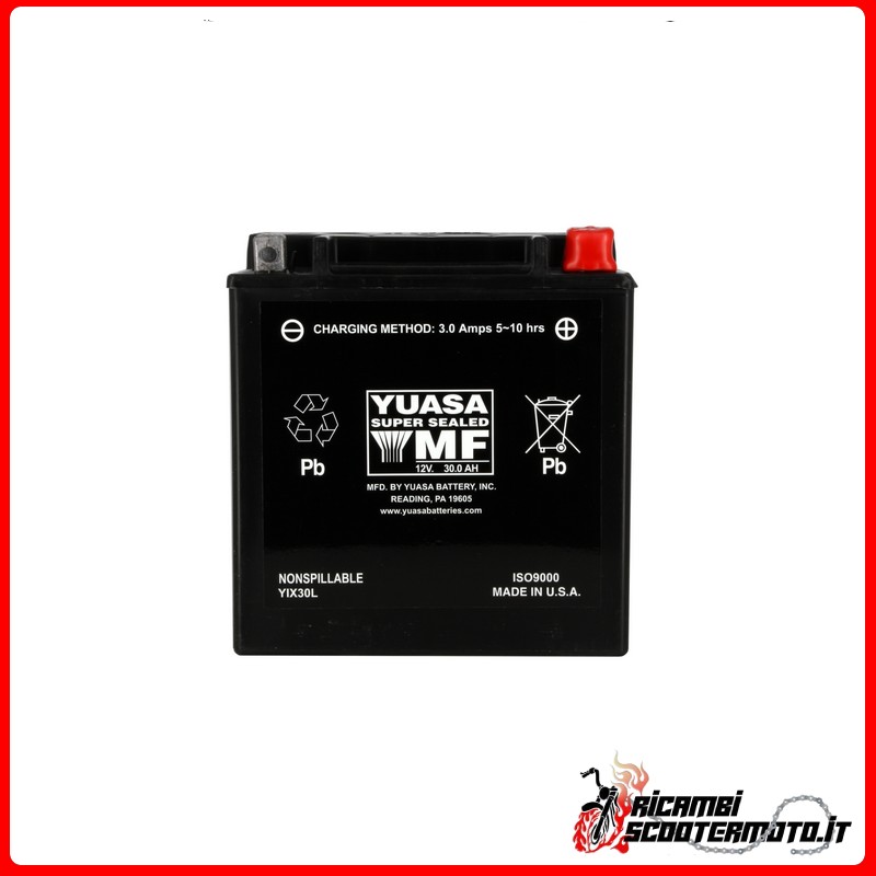 YUASA BATTERY BMW R 100 S/T 1979-1980