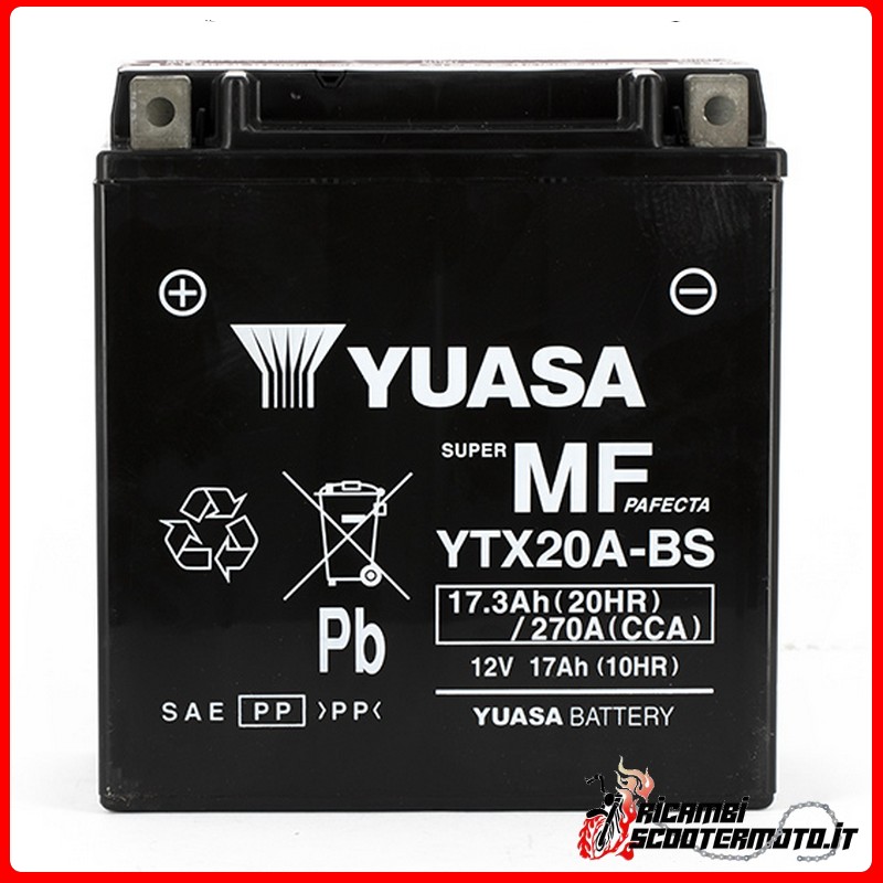 YUASA BATTERY HONDA XL 1000 V VARADERO 2003-2006
