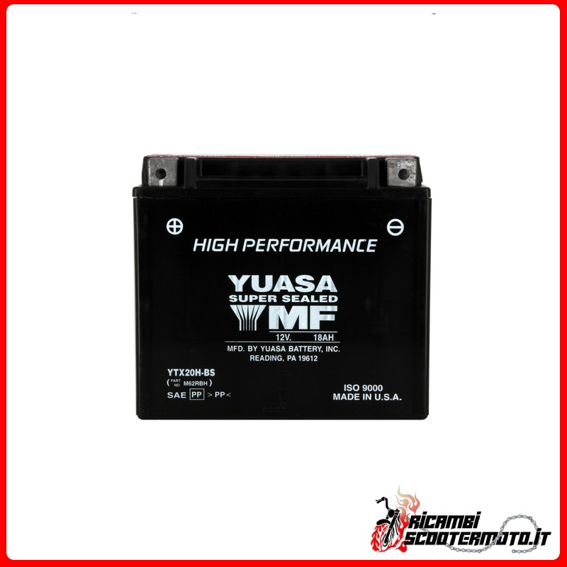 YUASA BATTERY ARCTIC CAT H1 550 EFI 4X4 AUTO 2009-2011