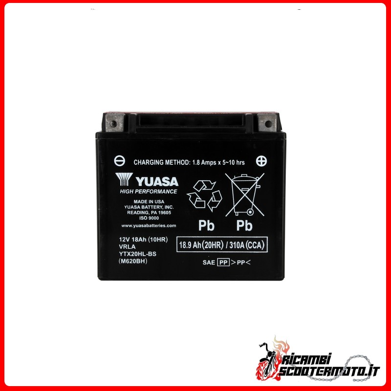 BATERÍA YUASA HARLEY-DAVIDSON VRSC 1130 V-ROD 2007-2007