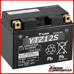 YUASA BATTERY HONDA NSS 250 A FORZA/JAZZ 2000-2004