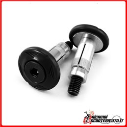 CONTREPOIDS DE GUIDON NOIRS KAWASAKI KLX 110 2002-2009