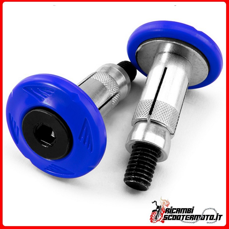 BLUE HANDLEBAR COUNTERWEIGHTS TM 125 CROSS/ENDURO 1999-2002 BLUE HANDLEBAR COUNTERWEIGHTS TM 125 CROSS/ENDURO 1999-2002