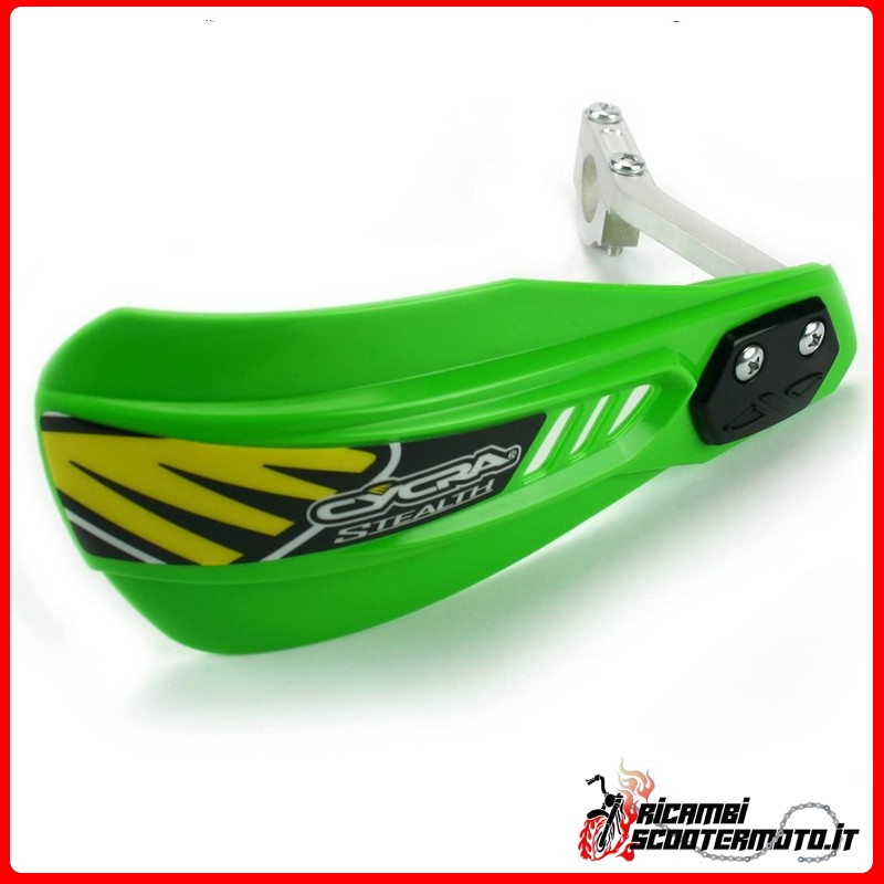 STEALTH MX ALLOY HANDSCHUTZ Grün KAWASAKI KLX 110 2002-2009