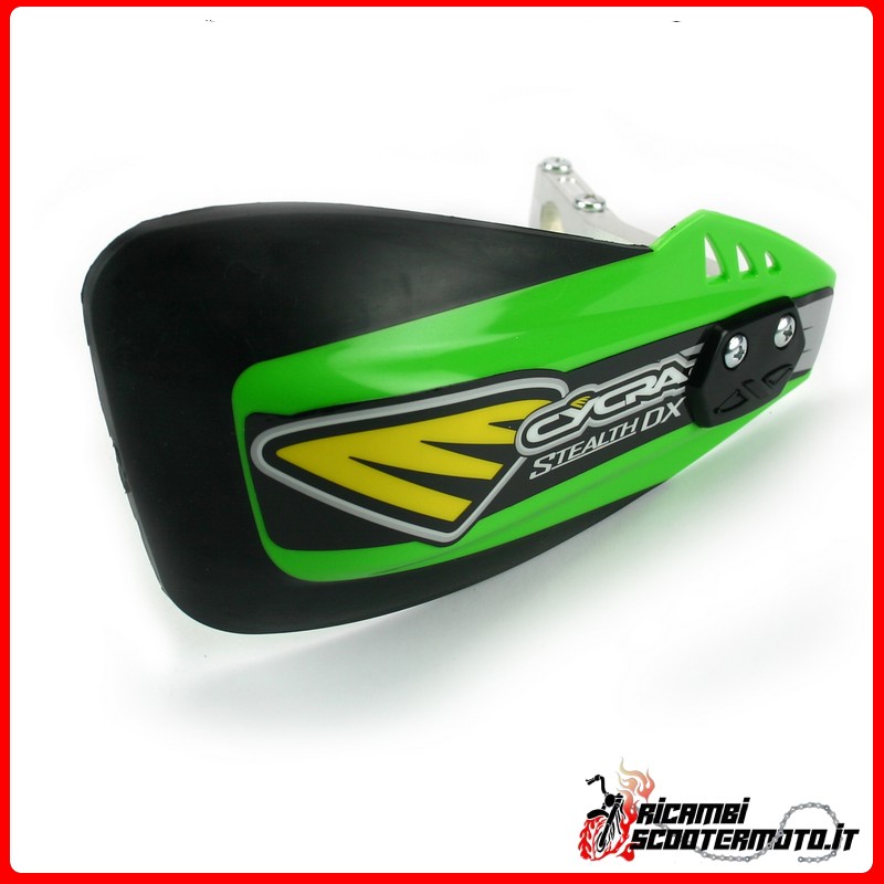 PROTÈGE-MAIN STEALTH DROIT VERT KAWASAKI KLX 110 2002-2009