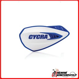 CYCLONE HANDGUARDS - White - Blue HUSQVARNA CR 125 2000-2013