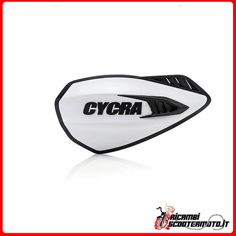 HANDGUARDS CYCLONE White - Black BETA RR 125 2T ENDURO 2018-2023
