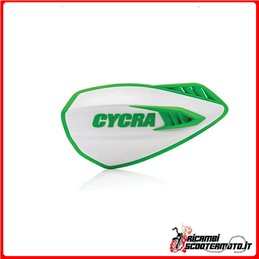 GUARDAMANOS CYCLONE Blanco - Verde KAWASAKI KX 65 2000-2023