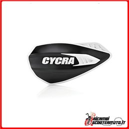 CYCLONE HANDGUARDS - White - Black SHERCO SE 125 2T ENDURO 2018-2021