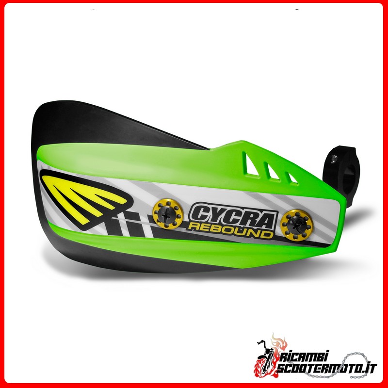 REBOUND Green Handguards KAWASAKI KLX 110 2002-2009