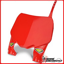PLAQUE D'IMMATRICULATION AVANT ROUGE DU STADE HONDA CR-F 450 R 2013-2016