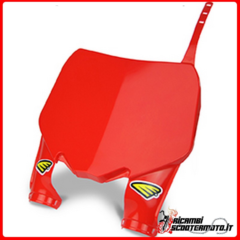 RED STADIUM FRONT NUMBER PLATE HONDA CR-F 450 R 2013-2016