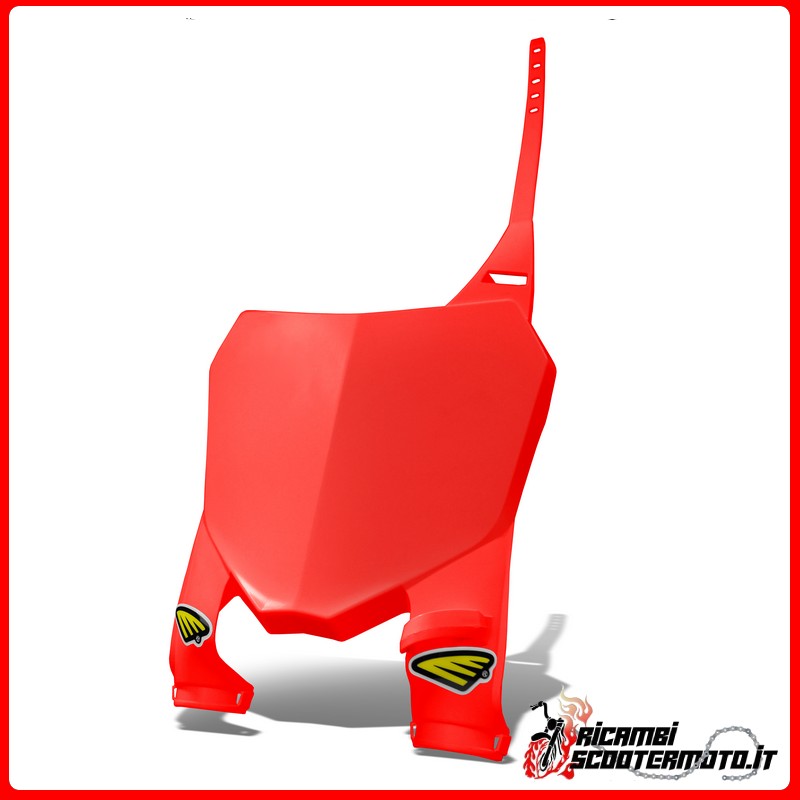 RED STADIUM FRONT NUMBER PLATE HONDA CR-F 450 R 2013-2016 RED STADIUM FRONT NUMBER PLATE HONDA CR-F 450 R 2013-2016