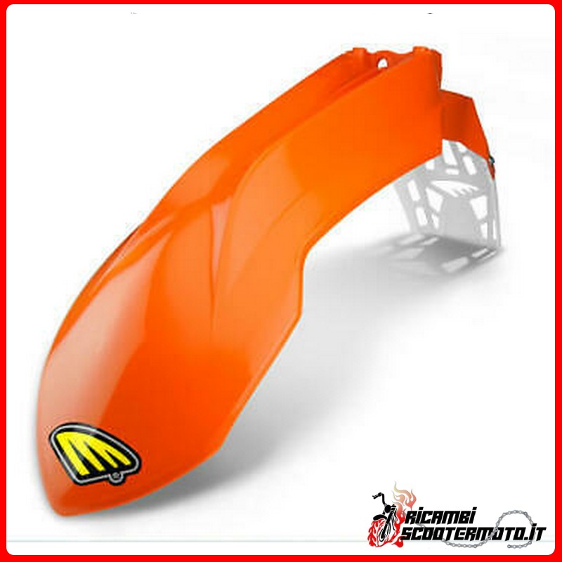 FRONT MUDGUARD ORANGE - WHITE KTM SX 125 2013-2015 FRONT MUDGUARD ORANGE - WHITE KTM SX 125 2013-2015