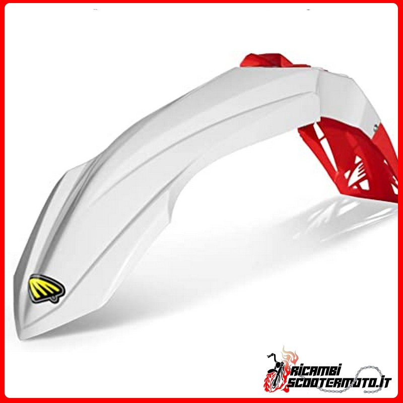 GARDE-BOUE AVANT BLANC - ROUGE YAMAHA YZ 125 2015-2021