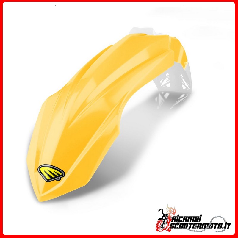 FRONT MUDGUARD YELLOW - WHITE YAMAHA YZ 125 2015-2021 FRONT MUDGUARD YELLOW - WHITE YAMAHA YZ 125 2015-2021